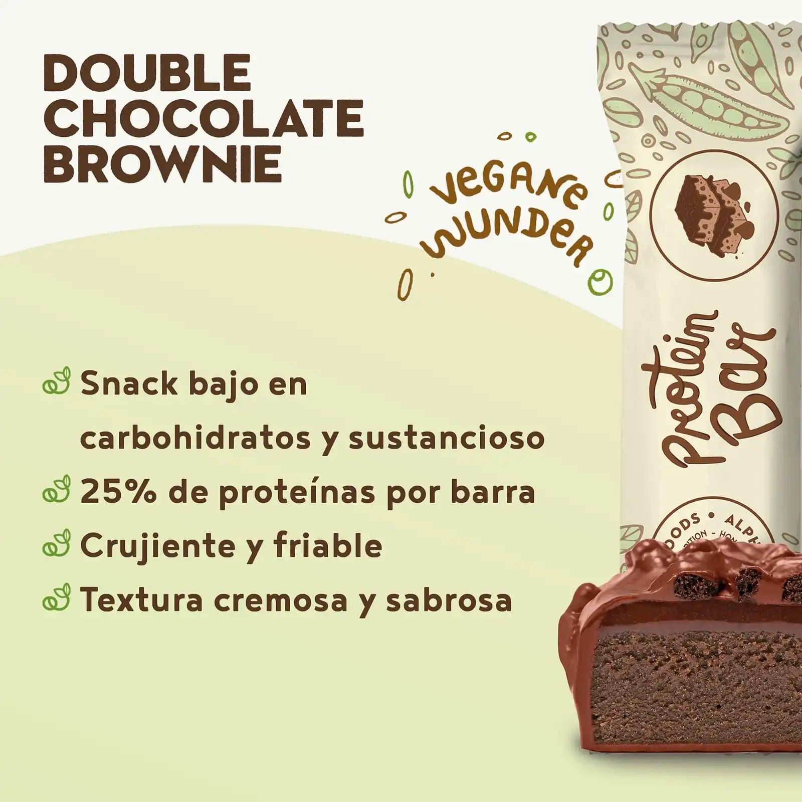 A+ One - Barritas de proteínas - Doble Chocolate Brownie