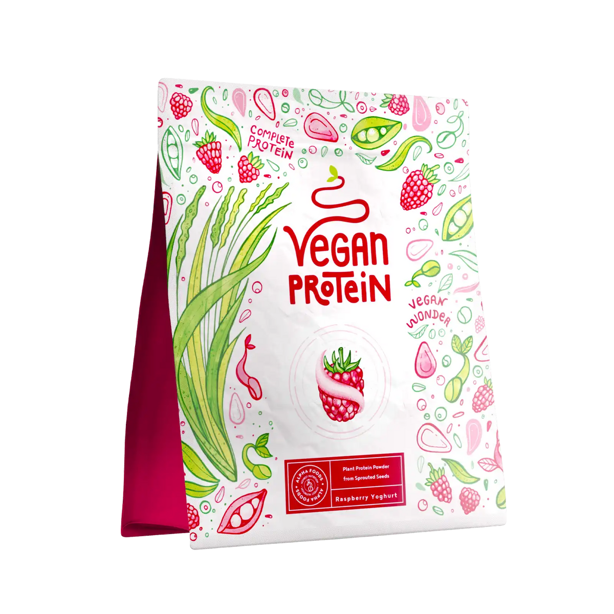 Vegan Protein – Sabor a frambuesa y yogurt