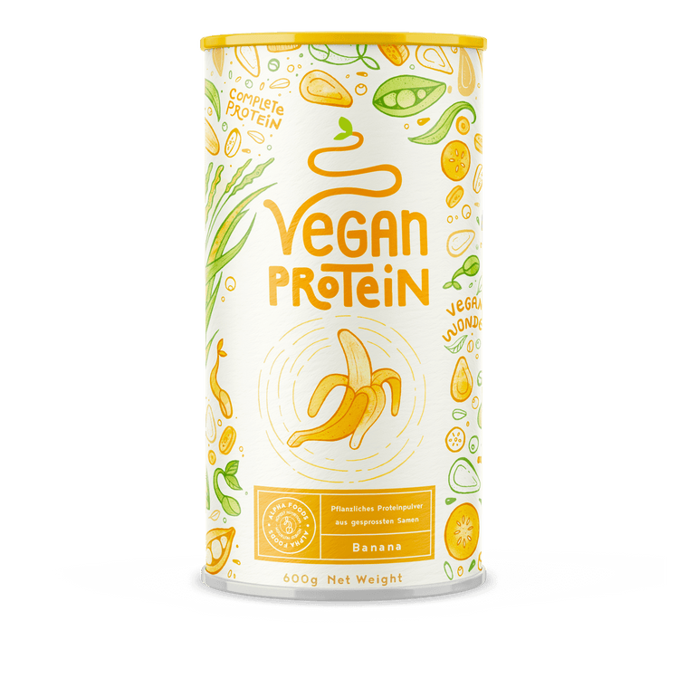 Vegan Protein - Sabor a Banana Tropical