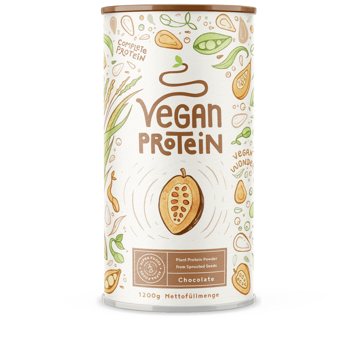 Vegan Protein - Sabor a Chocolate 1.2kg