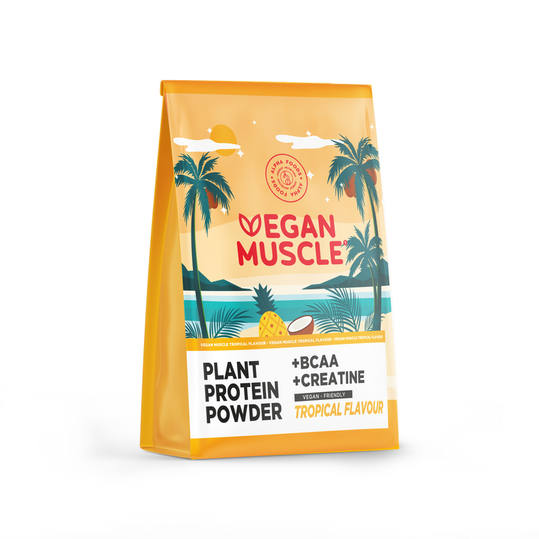 Vegan Muscle - Creatina & BCAA Proteina - Tropical
